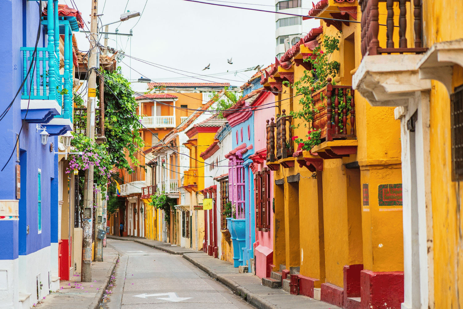 Cartegena Street in Colombia